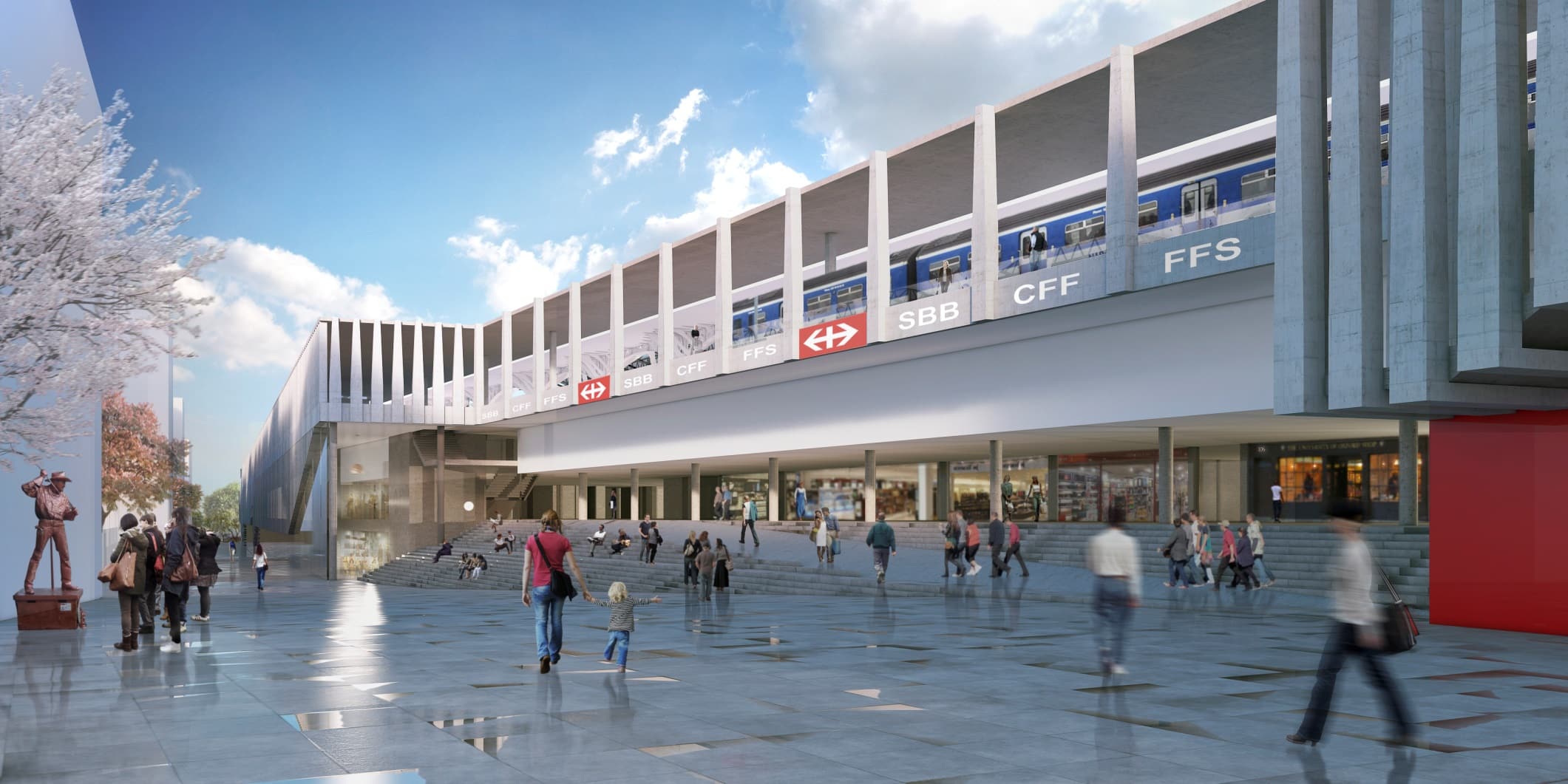 Opan Concept - CFF Gare de Lausanne / BAMO pour appels d'offre mandataires