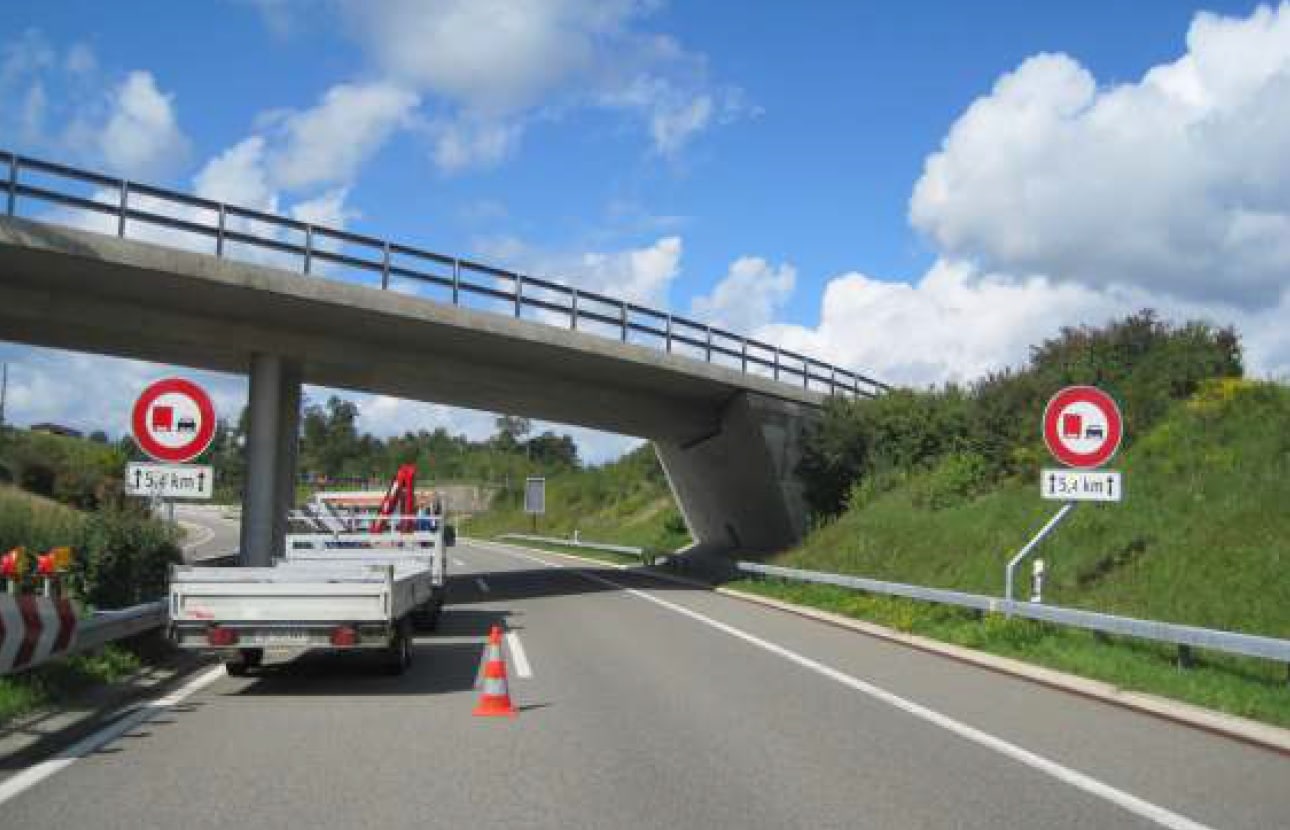 Opan Concept - N1-N5-N9-N12-N16 / ÜV-LW – Interdiction de dépasser des poids lourds (pour le réseau suisse romande de l’OFROU)
