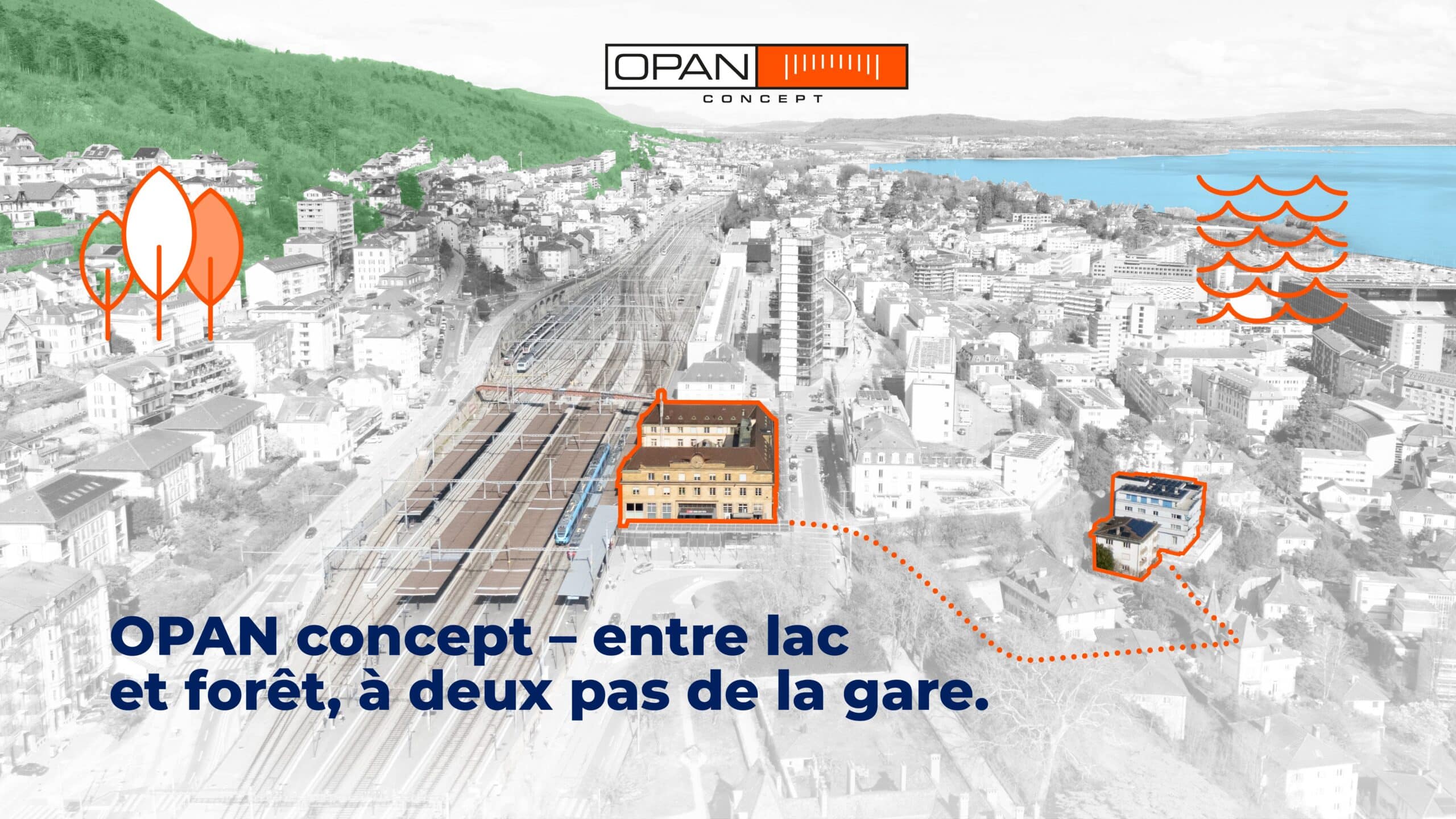 Déménagement dans de nouveaux locaux sous la gare de Neuchâtel. - 2007