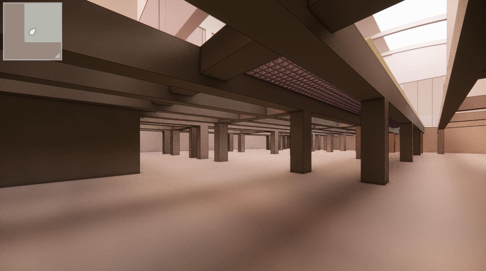 Opan Concept - Dépôt de l’Evole - Fosse atelier : Modélisation 3D