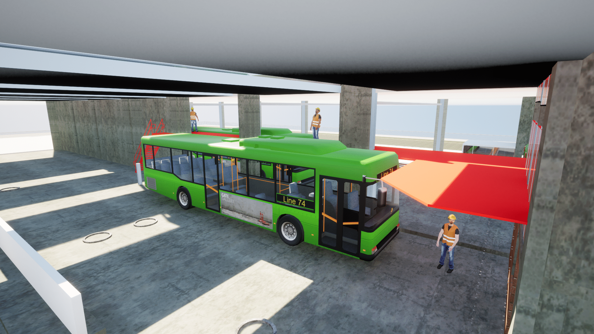 Opan Concept - Dépôt de l’Evole – Projet global et Lift – Fosses - Passerelles : Modélisation 3D